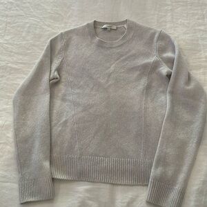 Vince 100% cashmere sweater. Size small. Light blue/greyish.